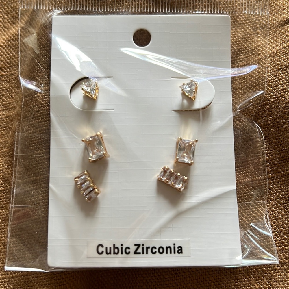 Cubic ziconia earrings